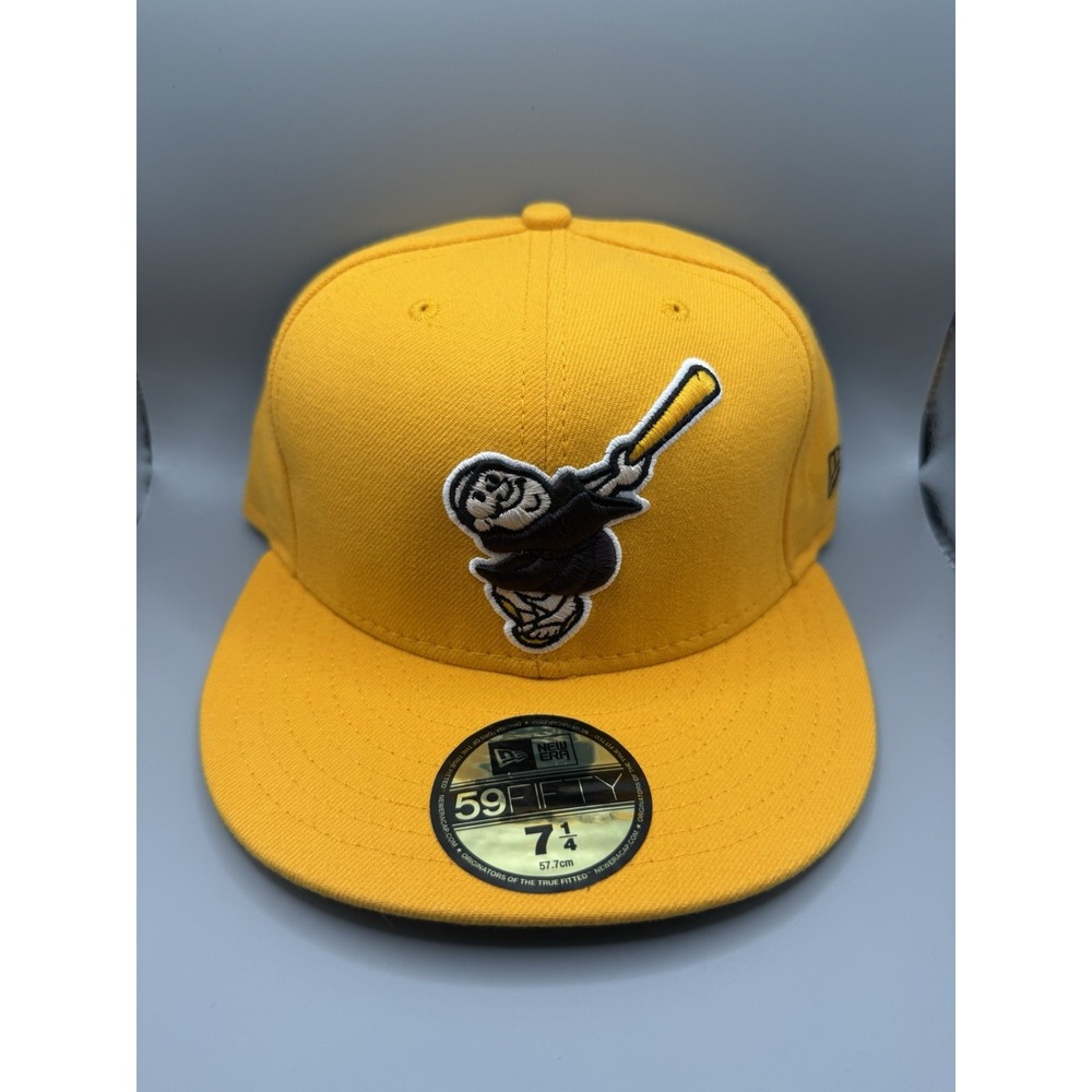 San Diego Padres New Era 59FIFTY Fitted Hat 7 1/4 Orange Black MLB Baseball